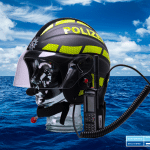GECKO Open-Face Marine Safety Helmet - Helm Design: WASSERSCHUTZPOLIZEI